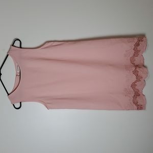 Monteau Pink Sleeveless Mini Dress